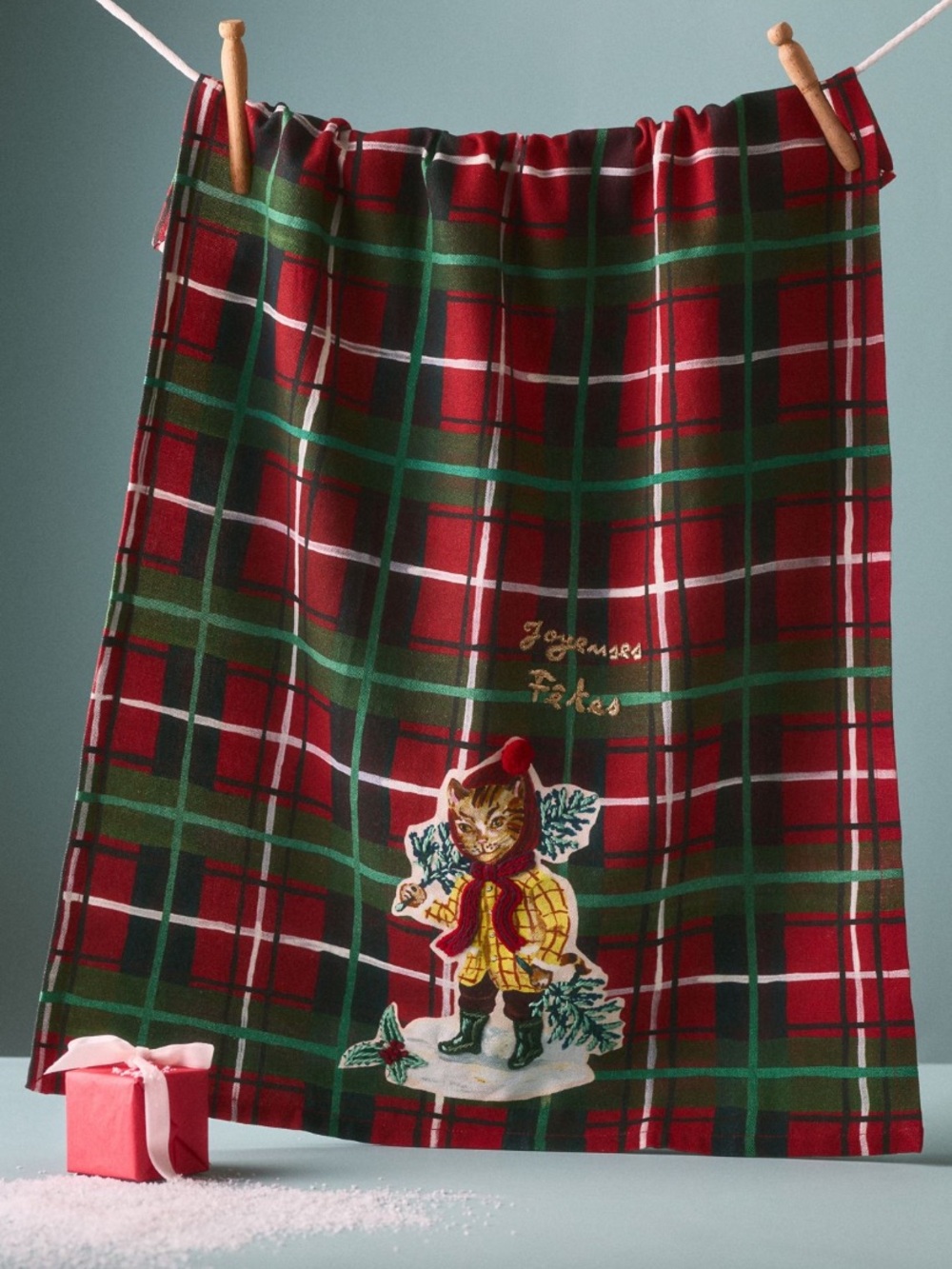 Anthropologie Nathalie Lete Holiday Dish Towel
